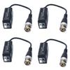 Sscon 4pcs High Definition Passive Video Transmitter for Camera System Male BNC to UTP CAT 5/5e/6 Cable view 1