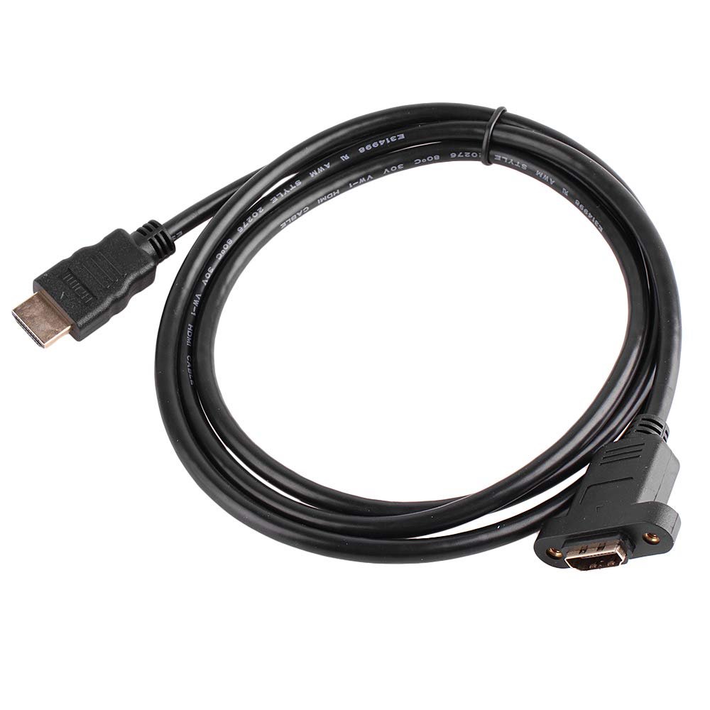 0.6m 1m 1.5m 3m Fixed HDMI Extension Cable Copper Copper Nut Gold Plated Plug (0.6m)