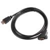 0.6m 1m 1.5m 3m Fixed HDMI Extension Cable Copper Copper Nut Gold Plated Plug (0.6m) view 1