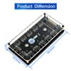 12 Way 5V RGB LED Splitter Hub with PMMA Case and Magnetic Standoff for ASUS/MSI 5V 3pin LED Controller view 2