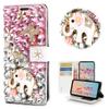 STENES Bling Wallet Case Compatible with LG Stylo 2 - Stylish - 3D Handmade Crystal Elephant Butterfly Flower Magnetic Wallet Design Leather Cover Case - Pink view 1