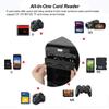5.25 Inch Multifunction Front Panel Internal Reader,USB 3.0 Port All in one Multimedia 64G PC Dashboard Reader with 6 Plated Slots,Support M2, MS, XD, CF, TF view 2