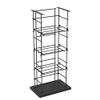 FixtureDisplays CD Tower Media Rack DVD Organizer Video Game Blu Ray Storage Holds 176 Single CDs 18469 view 3