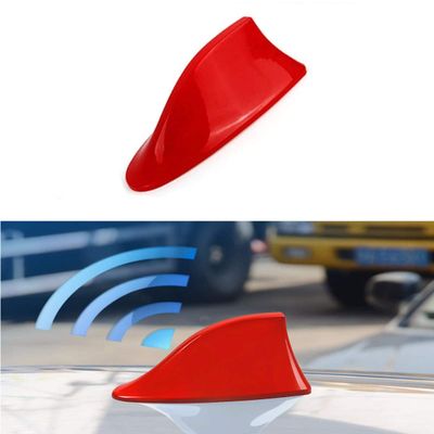 1pc Piano-Like Painting Car Radio Shark Fin Antenna for H/yundai ix35 Car Aerials Antenna Signal Red