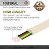 Conext Link 7 FT feet RJ11 6P6C Modular Telephone Extension Cable Phone Cord Line Wire (Beige) 33226 view 2
