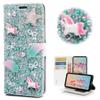 STENES Bling Wallet Case Compatible with LG Stylo 2 - Stylish - 3D Handmade Crystal Unicorn Star Bowknot Magnetic Wallet Design Leather Cover Case - Fantasy view 1