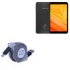 BoxWave Cable Compatible with Teclast P80X 4G - miniSync, Retractable, Portable Sync Cable view 1