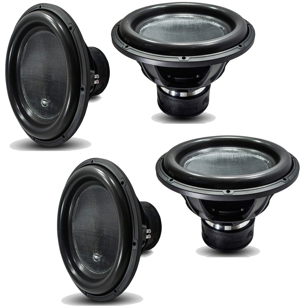 Harmony Audio 4X HA-ML182 Monolith 18" Competition SPL Sub 3500W Dual 2 Ohm Subwoofer