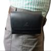 Agoz Premium Leather Pouch Wallet Belt Clip Case Holster with ID Card Cash Holder For SkyGolf SkyCaddie SX500 SkyCaddie SX550 Golf GPS Cover (6.1" x 3" x 0.5" inch) (Horizontal Leather With Card Slot) view 4