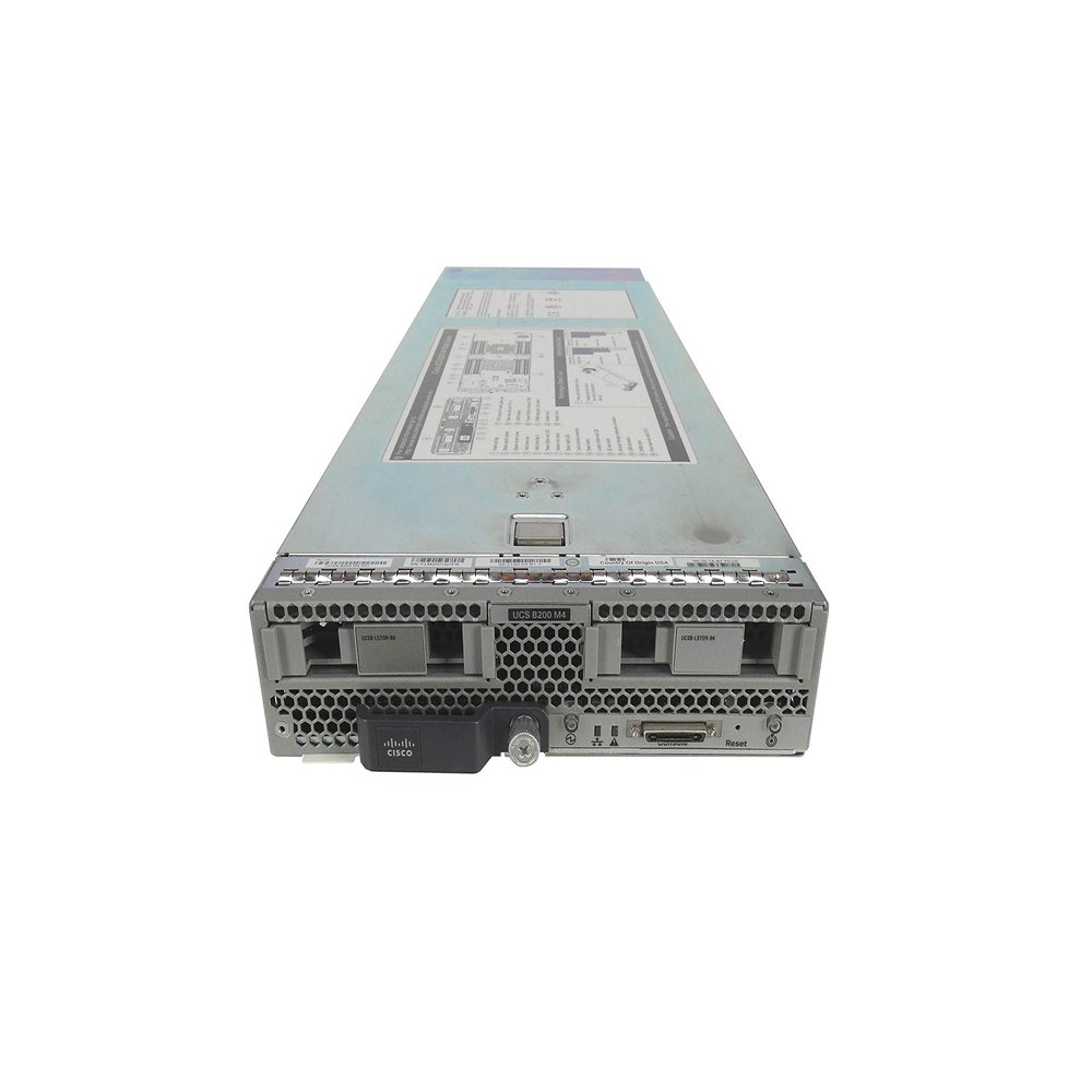 Cisco UCS B200 M4 SFF Blade Server UCSB-B200-M4, 1x Intel Xeon E5-2650 V3 2.3GHz 10 Core, 64GB DDR4 Memory, 2X 900GB 10K SAS 12Gbps 2.5 HDDs, VIC 1340 (Renewed)