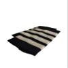 Noral Four Stripe Pilot Epaulets (Black NR-47, Silver Metallic) view 1