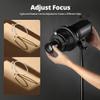 AMBITFUL AL-16 Professional Snoot Spotlight for Photography | 16 GOBO Cards & 8 Color Gels | Bowens Mount Studio Light with Adjustable Beam for Strobe, Portrait, Product Photography(Elinchrom Mount) view 2