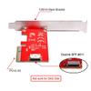 chenyang Oculink Internal SFF-8612 SFF-8611 Host to PCI-E Express 3.0 4.0 PCI-E 4X Adapter for PCIe SSD with Bracket view 2