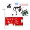 chenyang Oculink Internal SFF-8612 SFF-8611 Host to PCI-E Express 3.0 4.0 PCI-E 4X Adapter for PCIe SSD with Bracket view 3