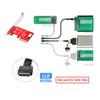 chenyang Oculink Internal SFF-8612 SFF-8611 Host to PCI-E Express 3.0 4.0 PCI-E 4X Adapter for PCIe SSD with Bracket view 4