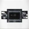 Retro Manufacturing Long Beach Radio with Black Face and Pushbuttons, Bezel & Knobs Kit LB-M4-121-08-77 view 1