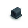 Durable Cavoline Cable Management Clips - Pack of 6 Large Graphite Self-Adhesive Cable Channeling Clips for 1 Cable - Perfect for Cable and Wire Management - Great for Holding Electrical Cords view 1