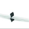 Durable Cavoline Cable Management Clips - Pack of 6 Large Graphite Self-Adhesive Cable Channeling Clips for 2 Cables - Perfect for Cable and Wire Management - Great for Holding Electrical Cables view 3
