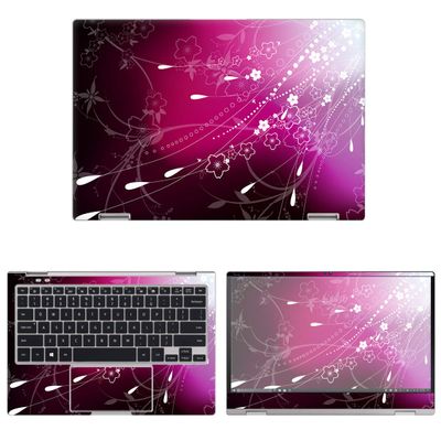 Decalrus - Protective Decal Floral Skin Sticker for Samsung Notebook 9 NP930MBE (13.3" Screen) case Cover wrap SAntbk9_np930-202