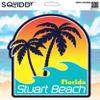 Squiddy Stuart Beach Florida - Vinyl Sticker Decal for Phone, Laptop, Water Bottle (3" high) view 1
