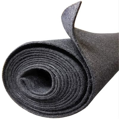 Polymat 45 FT x 3.75FT Wide (45FTX45INCHES) Charcoal Speaker Box 45ft Backed Carpet Truck Car Trunk Liner, Dash Cover, Interior Headliner Carpet