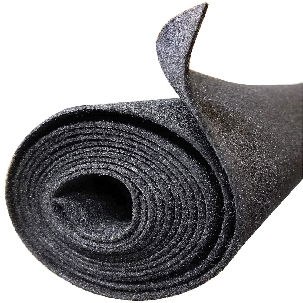 Polymat 45 FT x 3.75FT Wide (45FTX45INCHES) Charcoal Speaker Box 45ft Backed Carpet Truck Car Trunk Liner, Dash Cover, Interior Headliner Carpet