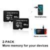 ARCANITE 2-Pack 64GB microSDXC Memory Card - A1, UHS-I U3, V30, 4K, C10, MicroSD, Optimal Read speeds up to 90 MB/s view 4