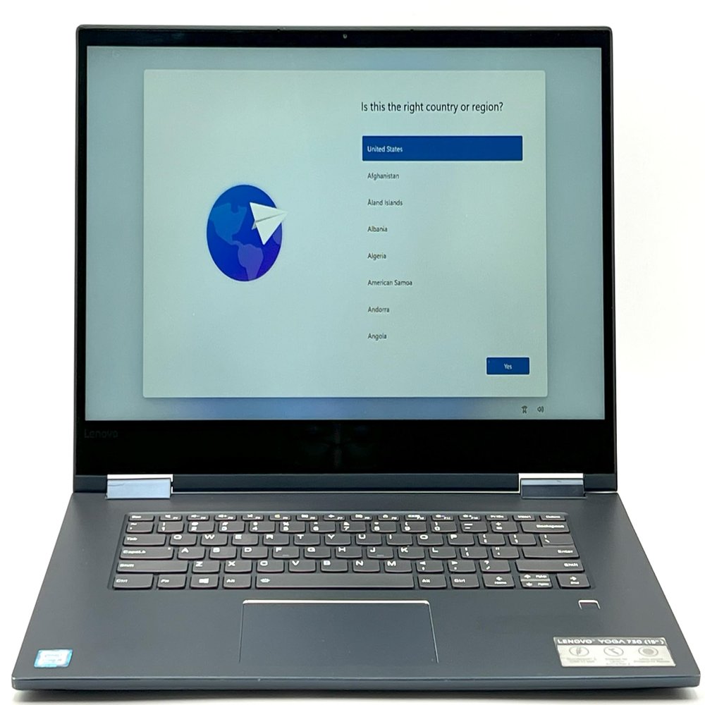 Lenovo - Yoga 730 2-in-1 15.6" Touch-Screen Laptop - Intel Core i5-12GB Memory - 256GB Solid State Drive - Abyss Blue