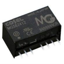 COSEL MGS61205 Isolated DC-DC Converter Single Output: 6W 5V 1.2A, Input: 12(9-18) V 0.59A, 85% Eff, 7-SIP Thru H, 0.87" X 0.48" X 0.38"