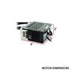 Retro Manufacturing Long Beach Radio with Chrome Face, Black Pushbuttons, Bezel & Knobs Kit LCB-M4-105-251-09-74 view 3