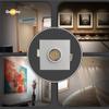 Goodlite 2-Inch Square White Recessed Gimbal Adjustable Swivel Eyeball LED Light, Selectable Color Temperature 27K-30K-35K-41K-50K, 5W, 500 Lumens, 120V, Dimmable, ETL, 1ct. (G-19839) view 4