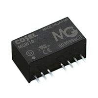 COSEL MGW102412 Isolated DC-DC Converter Dual Output: 10.08W 12(+24) V 0.42A, Input: 24(18-36) V 0.49A, 87% Eff, Remote On/Off, OCP, 7-SIP Thru H, 0.87" X 0.48" X 0.38"