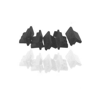 10PCS USB Dust Plug Charger Port Cover Cap Female Jack Interface Universal Silicone Dustproof Protector for Tablet PC Notebook Laptop