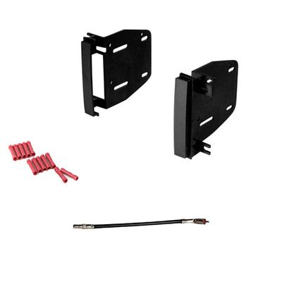 CACH KIT215 Bundle with Car Stereo Installation Kit for Volkswagen 2009  2013 Routan  in Dash Mounting Kit, Antenna Adapter for Double Din Radio Receivers (3 Item)