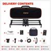 KONOVA Motorized Slider P1 Series Carbon Slider Dolly with S2 for Parallax Panorama Shot and Supports Camera, Mobile Phone, DSLR, Mirrorless with Bag (80cm (31.5 inch)) view 2