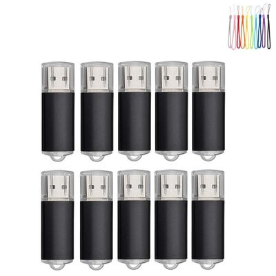 100PCS 2.0 USB Flash Drive Pen Drive Memory Stick Thumb Stick Pen Black (64GB, Black)