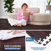 Yes4All EVA Interlocking Mats, Puzzle Floor Tiles, Foam Floor Padding with Border for Furniture, Home Space, Living Room, Garage 11,22,32 SQFT view 4
