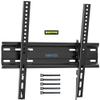 BONTEC TV Wall Mount Tilting for 23-60 inch TVs, Low Profile Design, Max VESA 400x400mm, Holds up to 115lbs, TV Mount for LCD LED OLED Flat Screens, Fixed Ultra Slim Bracket Fits 16" Studs view 1
