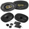 KICKER Pair 46CSS694 6x9 900 Watt Component+(2) 46CSC6934 Coaxial Car Speakers view 1