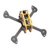 Part & Accessories Tinsly S50 Big Shark 215mm 5 Inch 4mm Arm Thickness Frame Kit w/ 5V & 12V PDB For RC Modesl Multicopter Camera Motor - (Color: Gold) view 4