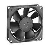 EBM PAPST 8414NGM (PRICE/EA) TUBE AXIAL DC FAN; SUPPLY VOLTAGE VDC:24V; FAN FRAME TYPE:SQUARE; FAN FRAME SIZE:80MM; EXTERNAL DEPTH:25MM; BEARING TYPE:SLEEVE BEARING; AIR FLOW - CFM:34.1CFM; NOISE RATI