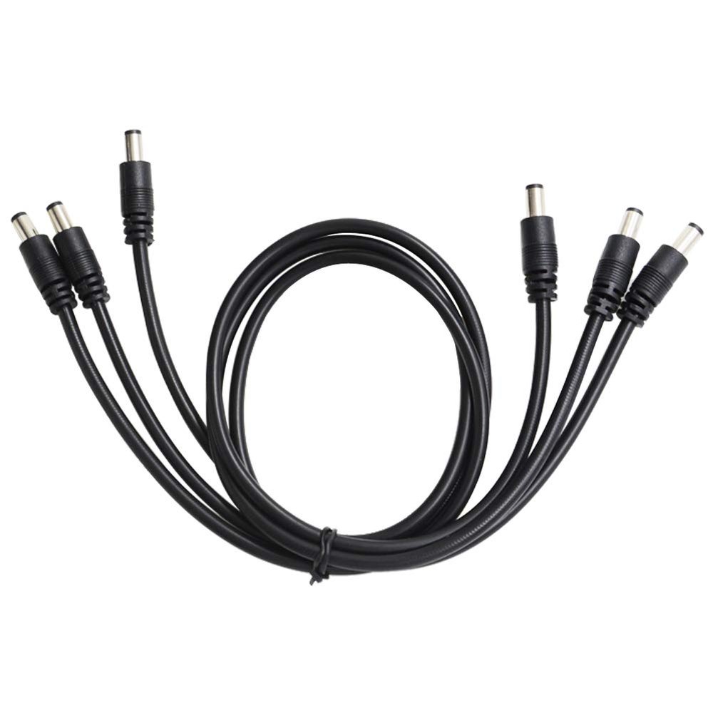 BNKENX 3PCS Male to Male 2.1mm x 5.5mm Plug DC Power Adapter Cable DC Power 5.5 x 2.1mm Male Plug to 5.5 x 2.1mm Male Extension Cord Adapter Connector Cable DC Power Plug 1.3FT/40CM