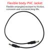 BNKENX 3PCS Male to Male 2.1mm x 5.5mm Plug DC Power Adapter Cable DC Power 5.5 x 2.1mm Male Plug to 5.5 x 2.1mm Male Extension Cord Adapter Connector Cable DC Power Plug 1.3FT/40CM view 2