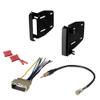 CACH KIT213 Bundle with Car Stereo Installation Kit for Mitsubishi 2008  2009 Raider  in Dash Mounting Kit, Harness, Antenna Adapter for Double Din Radio Receivers (4 Item) view 1