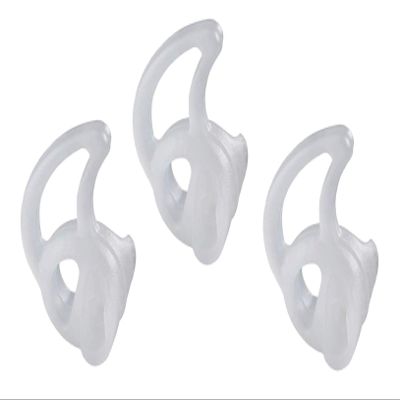 Ear Phone Connection Ambidextrous Clear Skeleton Ear Tip, 3 pcs (Small, Medium and Large), EP-FUA-C3