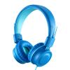 iRAG J01 Kids Headphones Foldable Stereo Tangle-Free 5ft Long Cord 3.5mm Jack Plug in Wired On-Ear Headset for iPad/Amazon Kindle Fire/Toddler/Boys/Girls/School/Laptop/Tablet(Ocean Blue) view 1