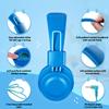 iRAG J01 Kids Headphones Foldable Stereo Tangle-Free 5ft Long Cord 3.5mm Jack Plug in Wired On-Ear Headset for iPad/Amazon Kindle Fire/Toddler/Boys/Girls/School/Laptop/Tablet(Ocean Blue) view 4