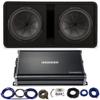 KICKER Bundle 48DCWR122 12" CompR Enclosure w/ CXA1200.1 Amp & Install Kit view 1