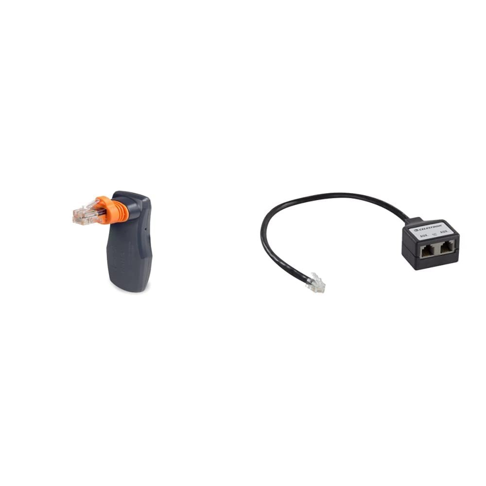 Celestron 93973 Skyportal Wifi Module, Black & Aux Port Splitter, Black (93919)