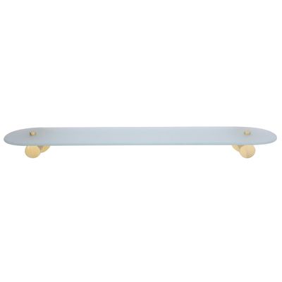 Barclay Plumer Glass Shelf 23-5/8" L x 5" W x 2-3/4" H